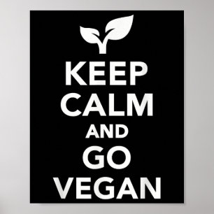 Poster Fique Calmo E Vá Vegan