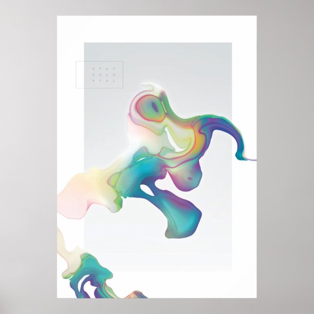 Póster Fique Colorido (Frente)