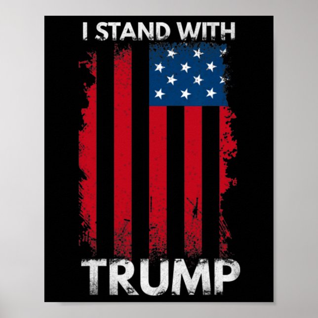 Poster Fique Com O Trump Pro Trump Support 1 (Frente)