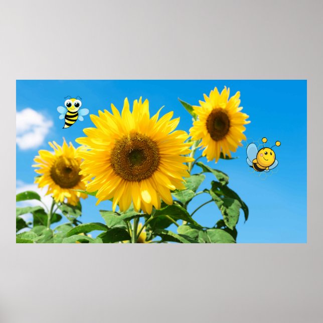 Poster Fique Feliz. (Frente)