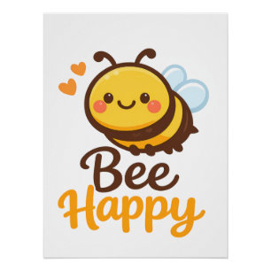 Póster Fique Feliz