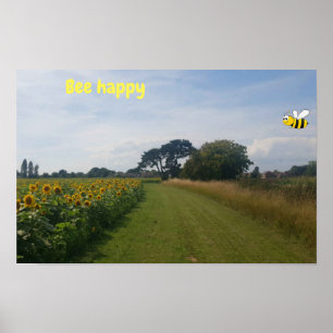 Poster Fique Feliz.