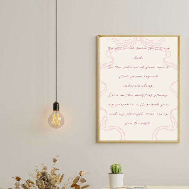 Poster Fique quieto e saiba (Criador carregado)