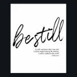 Poster Fique quieto e saiba que sou Deus. Salmo 46:10<br><div class="desc">Fique quieto e saiba que sou Deus. Salmo 46:10</div>