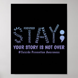Poster Fique Sua História Não Terminou Saúde Mental Suicí