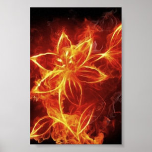Póster fire_art_12jpg fire chama digital