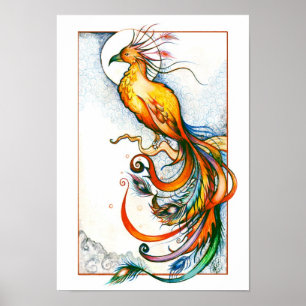Póster Fire Bird Print