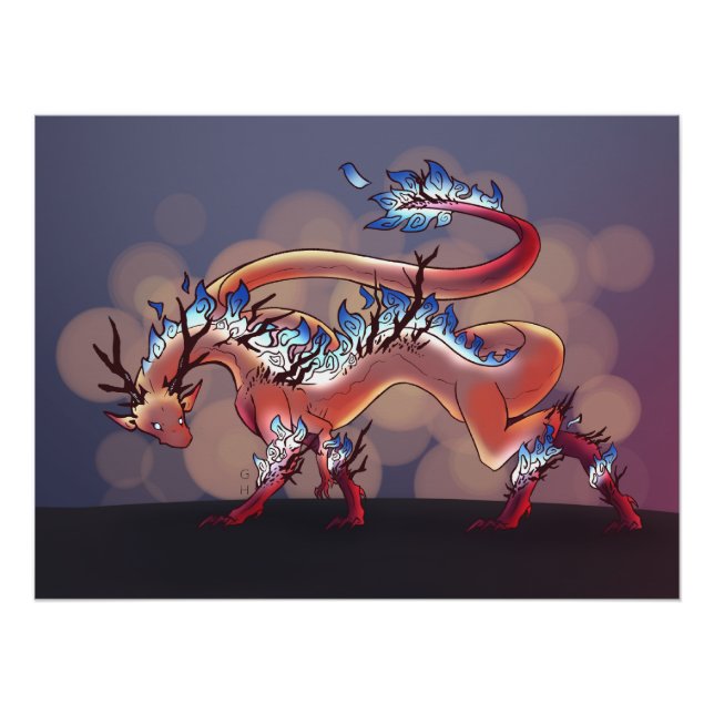 Póster Fire Dragon (Frente)