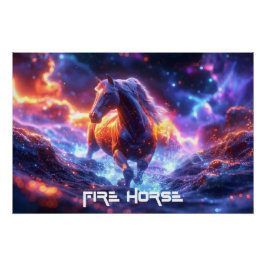 PÓSTER FIRE HORSE - SHENG XIAO - 
