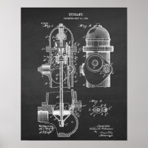 Fire Hydrant Blueprint Patent Art n.º 6