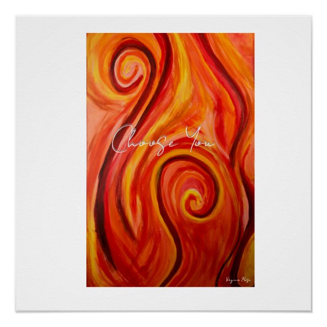 Póster Fire within (Frente)