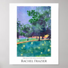 Poster Fireflies at the Naval Academy