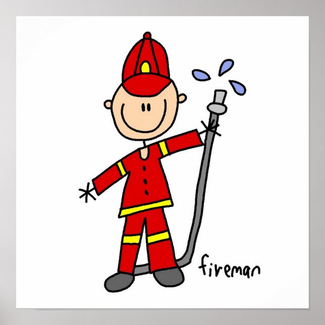 Poster Fireman Stick (Frente)