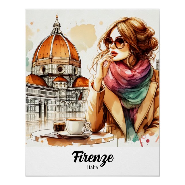 Póster Firenze (Frente)