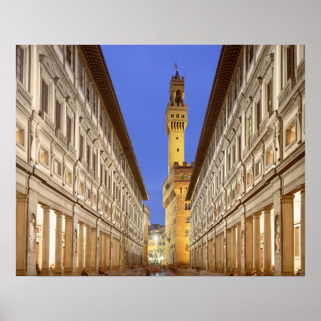 Póster Firenze Galeria degli Uffizi Florence Itália Poste (Frente)