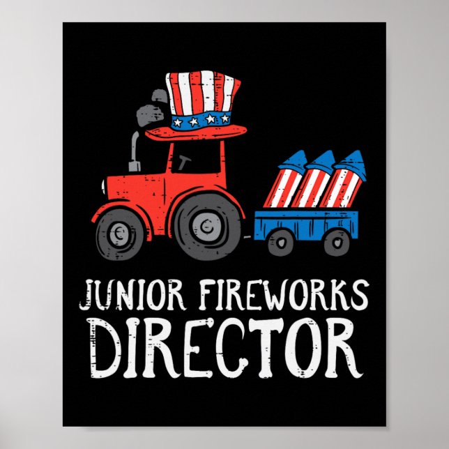 Poster Fireworks Diretor Trator 4 De Julho Meninos (Frente)