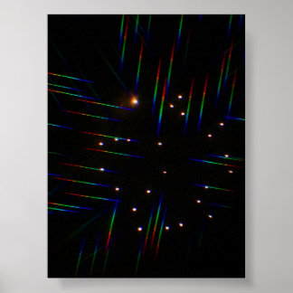 Poster Fireworks Through 3D Glasses 4
