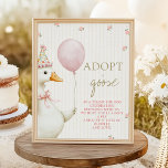 Poster First Birthday Adopt a Goose<br><div class="desc">Make your little one's first birthday truly special with this beautiful festive Adopt a Goose Poster .</div>