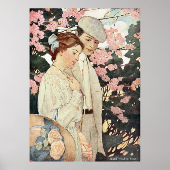 Póster First Love by Jessie Willcox Smith (Frente)