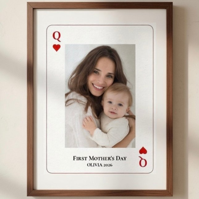 Poster First Mother’s Day Personalized Photo  (Criador carregado)