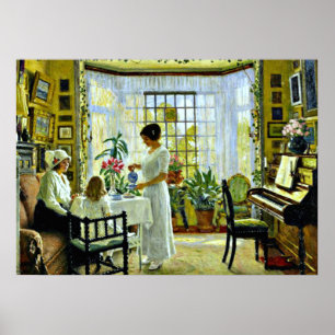 Póster Fischer - Tarde de Chá