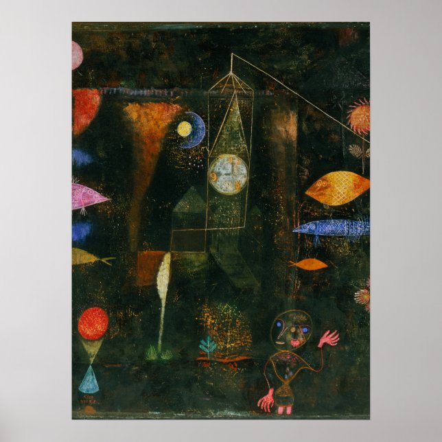 Poster Fish Magic - Paul Klee (Frente)
