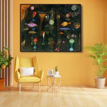Fish Magic, Paul Klee Abstrato Art