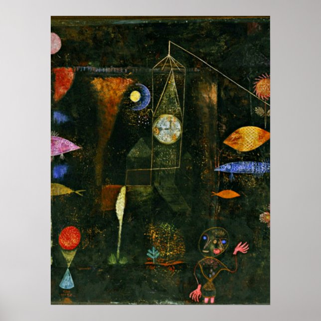 Poster Fish Magic por Paul Klee (Frente)