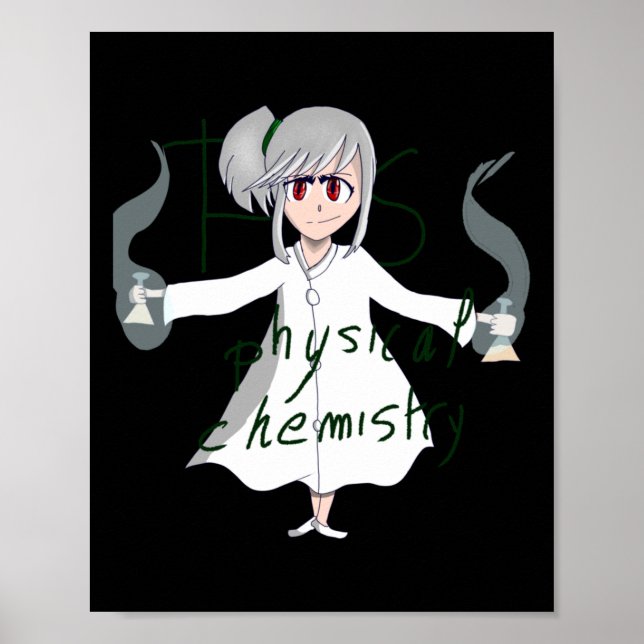 Poster Física do adesivo de química (Frente)