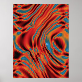Poster Física Quântica Design Colorido