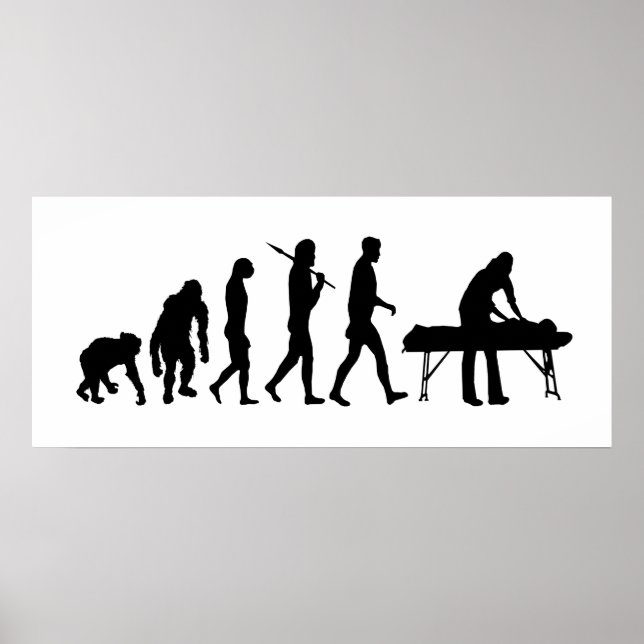 Póster Fisioterapia Medicina desportiva Terapia Física (Frente)