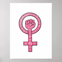 Poster Fist Feminista