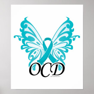 Póster Fita da borboleta de OCD