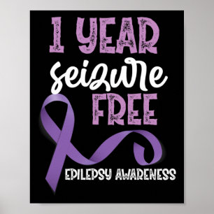 Poster Fita de 1 Ano Livre de Crise de Epilepsia