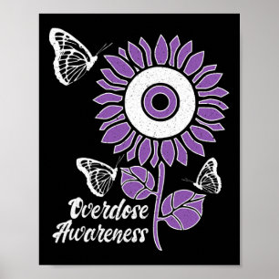 Poster Fita de Brisão Borboleta de Girassol Sobredosagem