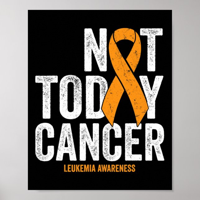 Poster Fita de Consciência do cancer Não Hoje Cancer Lara (Frente)