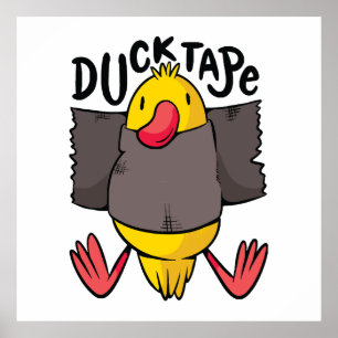 Poster Fita de Pato Engraçado