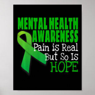 Poster Fita de Saúde Mental Consciência Mental