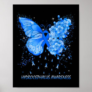 Poster Fita de Sensibilização Hidrocefalia-Borboleta