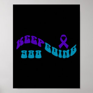 Poster Fita De Sensibilização Para O Suicídio Do Teal Rox