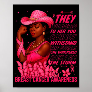 Poster Fita Nk Sobrevivente ao Câncer de Mama Mulheres Ne