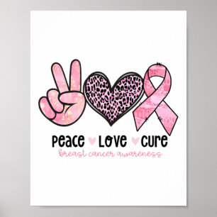 Poster Fita Rosa de Consciência da Mama