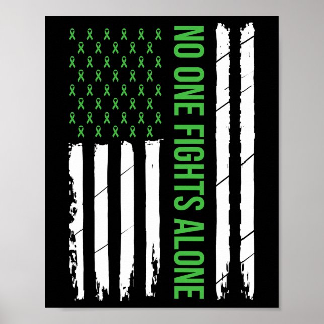 Poster Fita Verde de Conscientização da Saúde (Frente)