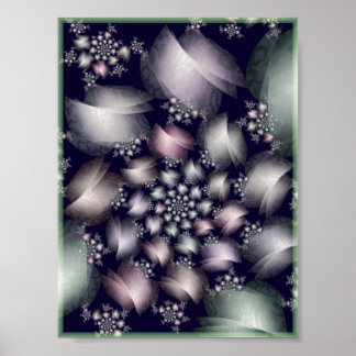 Poster fitas de seda regadas julia