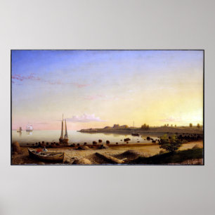 Póster Fitz Henry Lane Palco Fort Gloucester Harbour