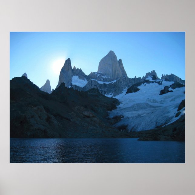 Poster Fitz Roy e Laguna de los Tres (Frente)