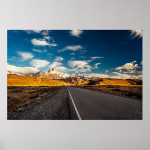 Póster Fitz Roy na luz da manhã