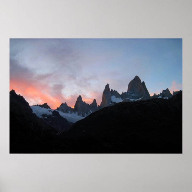 Poster Fitz Roy Sunset (Frente)