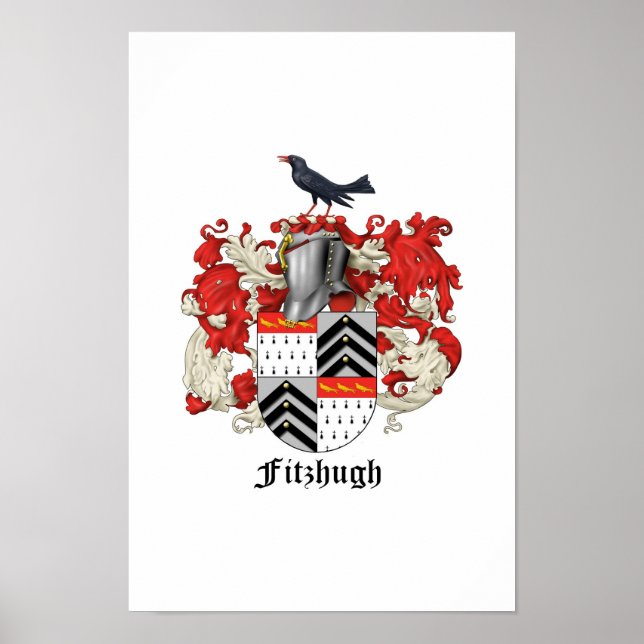 Poster Fitzhugh Family Heraldry - 2 (Frente)