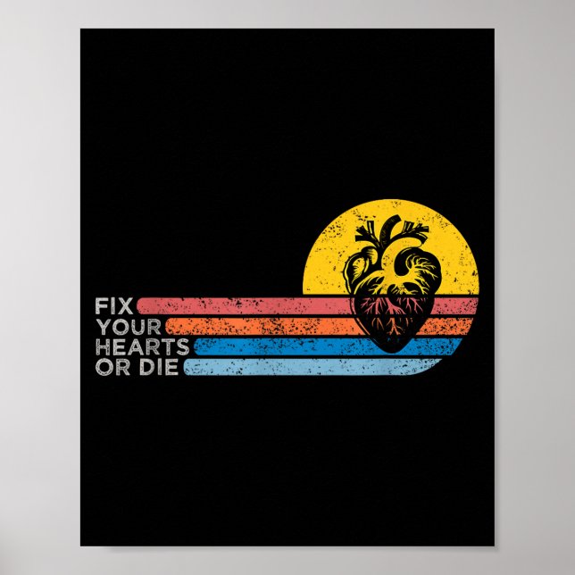 Poster Fix Your Hearts Or Die  (Frente)